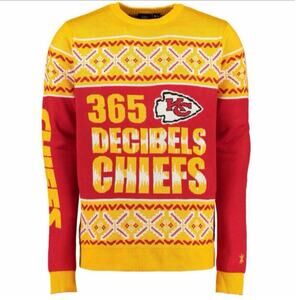 NFL Team‎ Apparell KC Chiefs Men's Sweater Size Small